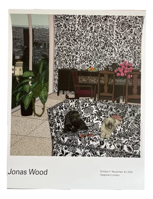 Jonas Wood, Robot and Bear, 2024, Print