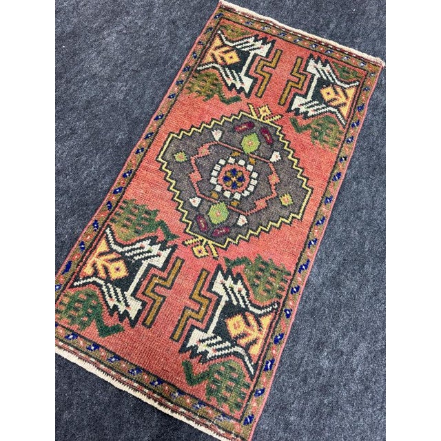 Early 21st Century Turkish Yastik Rug 1'7" x 3'2" For Sale - Image 5 of 5