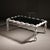 Brutalist Chain Link Coffee Table with Smoked Glass, France, 1970s For Sale - Image 11 of 14