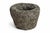 18th Century Granite Stone Bowl Charcoal Gray Black 8.7 Lb Mortar Planter For Sale - Image 6 of 11