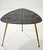 Charcoal Mid-Century Modern Low Wooden Coffee Table, Italy, 1950s For Sale - Image 8 of 15