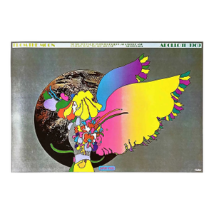 Peter Max Pop Art Poster 20 Apollo Two 1970