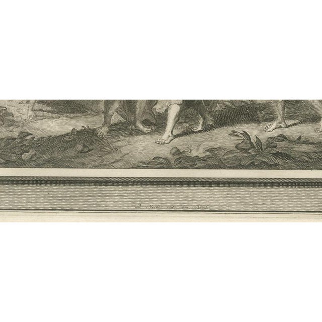 18th Century Pieter Mortier, Absalom Has Amnon Killed and Shimei Curses David, Pieter 1700, Engraving For Sale - Image 5 of 12