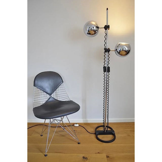 1970s Chrome Ball Floor Lamp From Staff, 1970s For Sale - Image 5 of 18