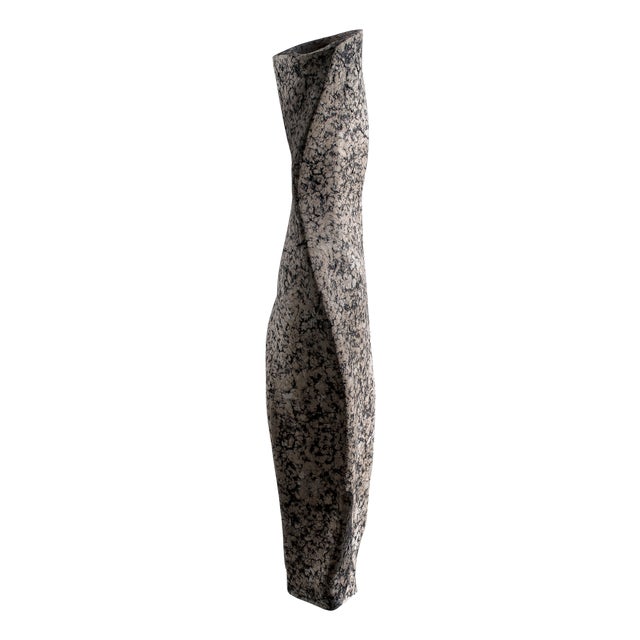 Contemporary Sculptural Tall Vase by Donatas For Sale
