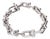 Tiffany & Co. HardWear Medium Link Bracelet in 18k White Gold With Diamonds For Sale