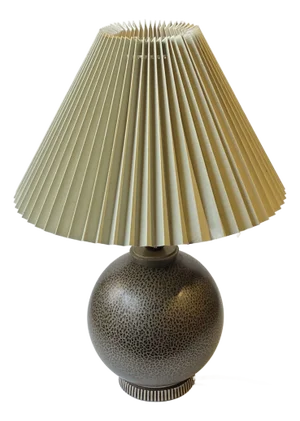 French Craquelé Table Lamp in the style Jean Besnard, 1930s