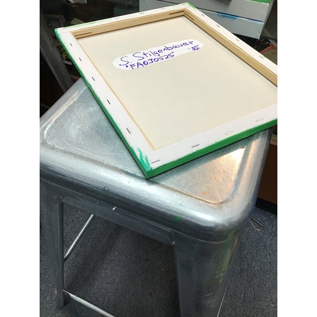 Contemporary "Fa030525" Figurative Abstract Painting on Stretched Canvas For Sale - Image 3 of 3