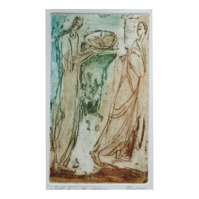 Jekaterina Gryazeva, Gift II, 1992, Etching For Sale