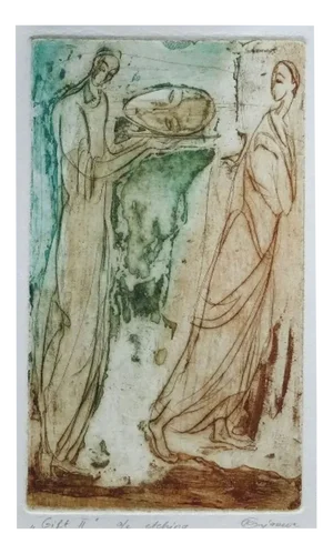 Jekaterina Gryazeva, Gift II, 1992, Etching