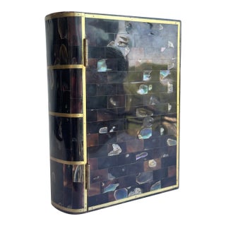 1980s Decorative Box in the Manner of a Book For Sale