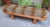 Bench with Conical Legs and Animalier Fabric from Artigianato Italiano, 2000s For Sale - Image 4 of 8