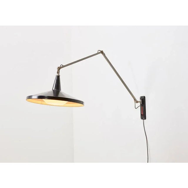 Model 4050 Panama Wall Lamp by Wim Rietveld for Gispen, 1955 For Sale - Image 10 of 10