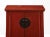 Great looking 19th-century cabinets in a striking red lacquer finish. Decorated with original bronze hardware, the...