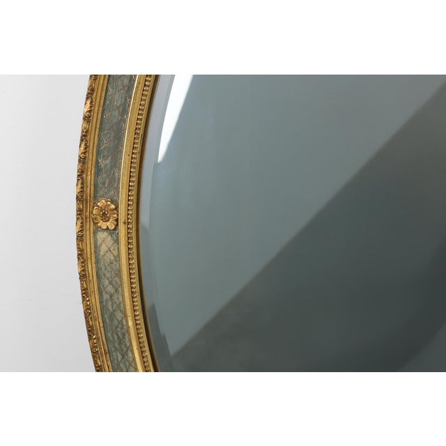 Oval Giltwood Mirror by Pieterman, the Netherlands, 1960s For Sale - Image 4 of 11