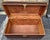 Mid Century Middle Eastern Carved Landscape Scenic Mahogany Blanket Storage Chest Trunk For Sale In Washington DC - Image 6 of 11