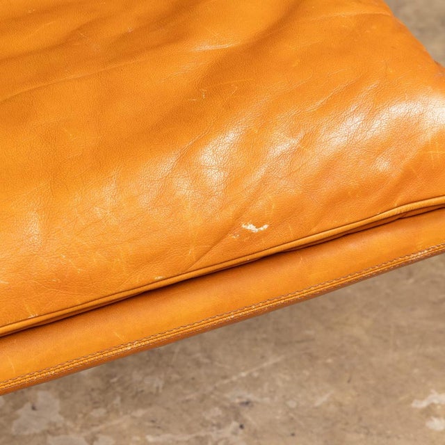Italian Leather Periplo Chaise Longue by Tarcisio Colzani for Mobil Girgi, 1970s For Sale - Image 17 of 18