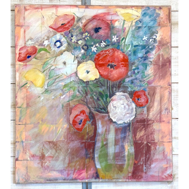 Giosetta Fioroni “Dreaming Day for Odilon” Monumental Work, Exhibited Rome 1984 For Sale - Image 6 of 18