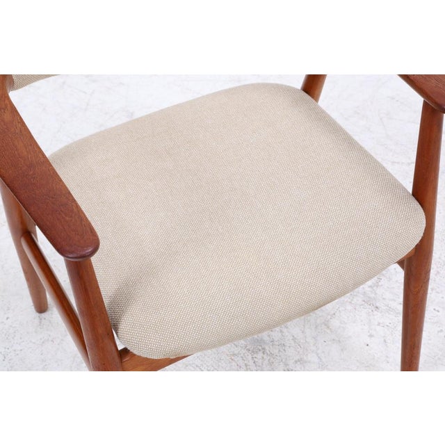 Vintage Teak Chair by Erik Kirkegaard for Glostrup For Sale - Image 6 of 15