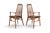 Koefoeds Møbelfabrik Mid 20th Century Pair of Niels Koefoed "Eva" Highback Dining Armchairs in Teak For Sale - Image 4 of 9