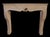 Stone 20th Century French Louis XV Limestone Fireplace with Floral Medallion For Sale - Image 7 of 7