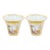 19th Century Hand-Painted Paris Porcelain Cachepots With Gilt Details For Sale