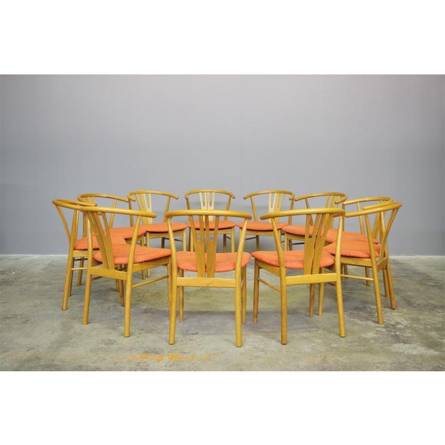Modern Oak & Bentwood Dining Chairs, 1990s, Set of 11 For Sale - Image 10 of 18