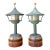 Vintage Mid-Century Modern Patinated Lighthouse Lamps - A Pair For Sale