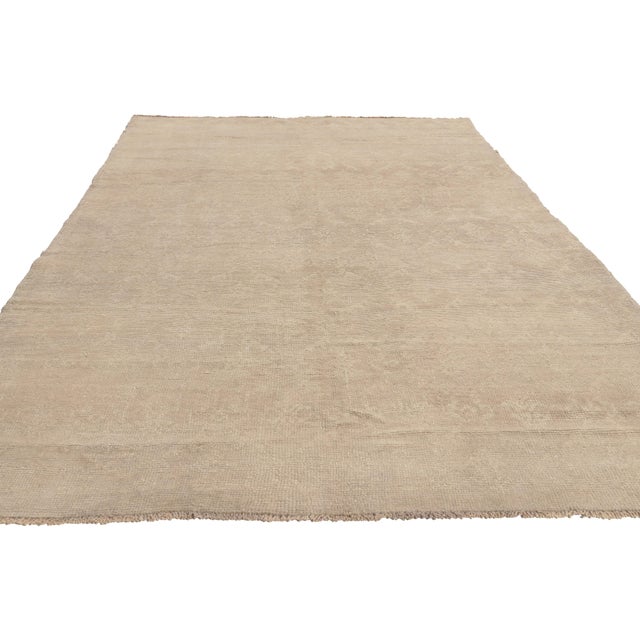Contemporary Vintage Turkish Oushak Rug, 04'11 X 08'09 For Sale - Image 3 of 10