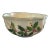 Vintage Los Angeles Pottery by N S Guston Co. Christmas Holly Punch Bowl For Sale