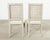 Set of Six Swedish Gustavian Style Painted Cane Dining Chairs For Sale - Image 12 of 12