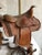 1960s Leather Horse Saddle Lamps on a Horseshoe Base - a Pair For Sale - Image 9 of 12