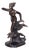 Vintage Art Deco Sculpture in Ceramic and Bronze by Jan Lichtág, 1930s For Sale