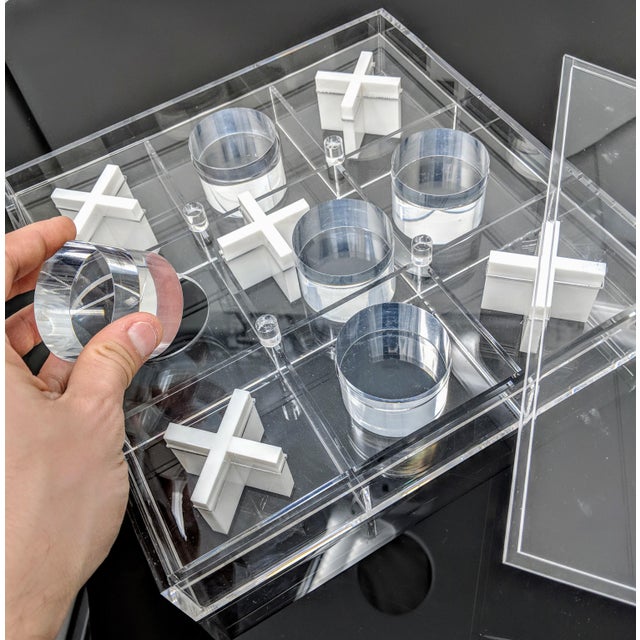 Acrylic TicTacToe Game Board Chairish