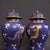 Pair of Vintage Chinese Blue Cloisonné "Dragon & Phoenix" Covered Jars For Sale In Los Angeles - Image 6 of 10