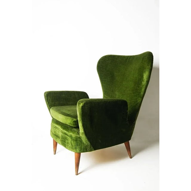 Mid-Century Modern Italian Armchair by Emilio Sala & Giorgio Madini for Fratelli Galimberti, Cantù, 1950s For Sale - Image 3 of 8