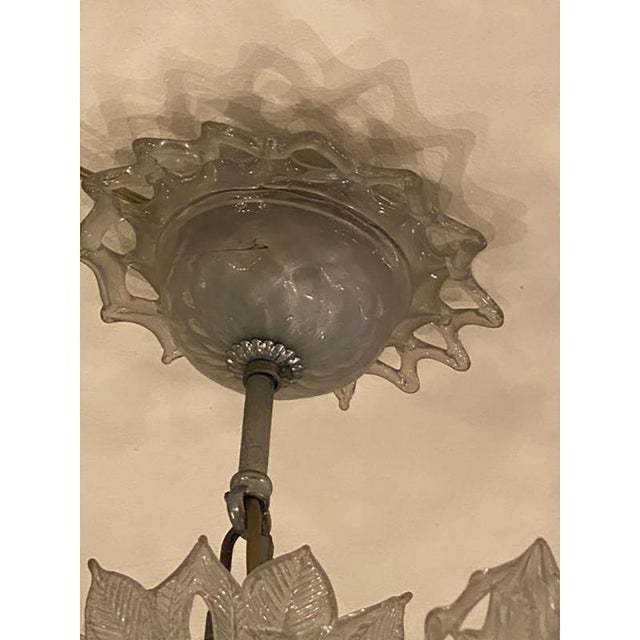 Italian Style Murano Glass Transparent Chandelier by Simoeng For Sale - Image 8 of 13