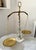 Vintage Justice Scale of Brass, Glass, and Marble For Sale - Image 11 of 11