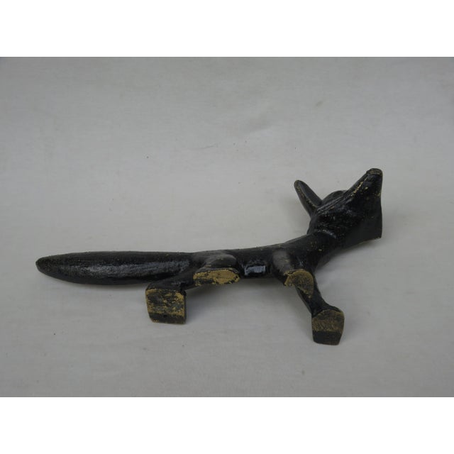 Black Lacquered Brass Boot Jack, 1950s For Sale - Image 13 of 14