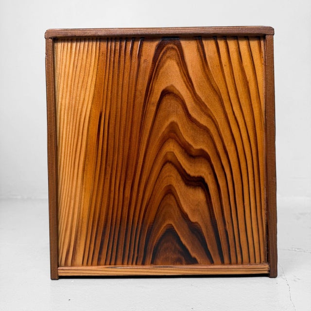 Black Vintage Japanese Wooden Jewellery Cabinet with Four Drawers, 1970s For Sale - Image 8 of 9