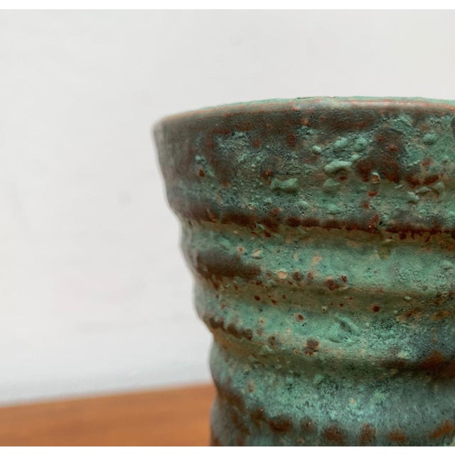 Mid-Century Brutalist Pottery Vase from Mobach, 1960s For Sale - Image 9 of 16