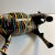 Metal 1980s Vintage Folk Art Painted Zebra Figure For Sale - Image 7 of 8