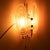 Space Age Glass & Bronze Wall Lamp from Hillebrand For Sale - Image 5 of 6