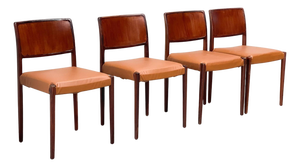 Vintage Scandinavian Dining Chairs, 1970s, Set of 4