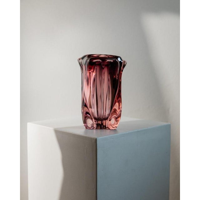 Vintage Murano Glass Vase, 1960s For Sale - Image 11 of 12