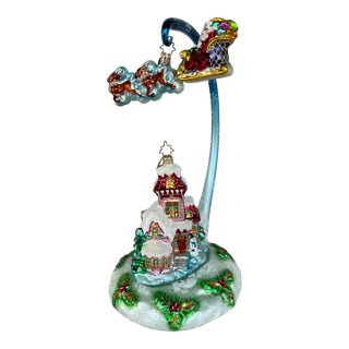 Christopher Radko Santa's Midnight Magic Sleigh- 3 Pieces For Sale
