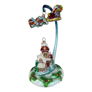 Christopher Radko Santa's Midnight Magic Sleigh- 3 Pieces