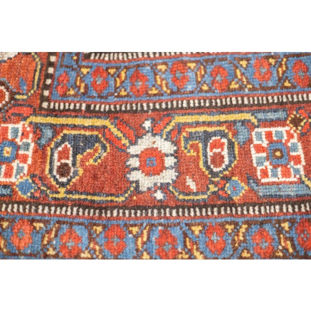 Late 18th Century Antique Persian Khamseh Rug 4'3'' x 6'4'' For Sale - Image 11 of 12