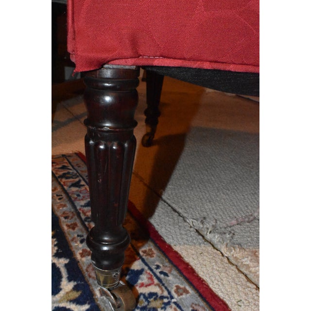 Superb American Sheraton Wingchair, Ca. 1810-20 For Sale - Image 9 of 14