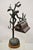 Late 20th Century Maitland Smith Figural Bronze Monkey Desk Table Lamp Adjustable Pen Shell Shade For Sale - Image 10 of 12